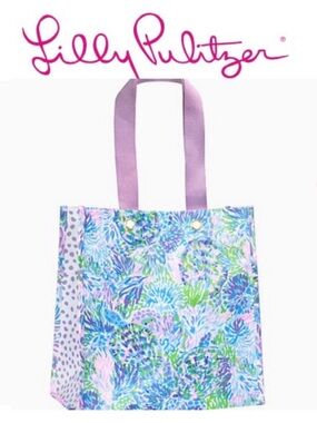 Lilly Pulitzer Shell Of A Party Market Shopper Tote NWT
